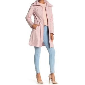 Cole Haan Packable Hooded Rain Coat